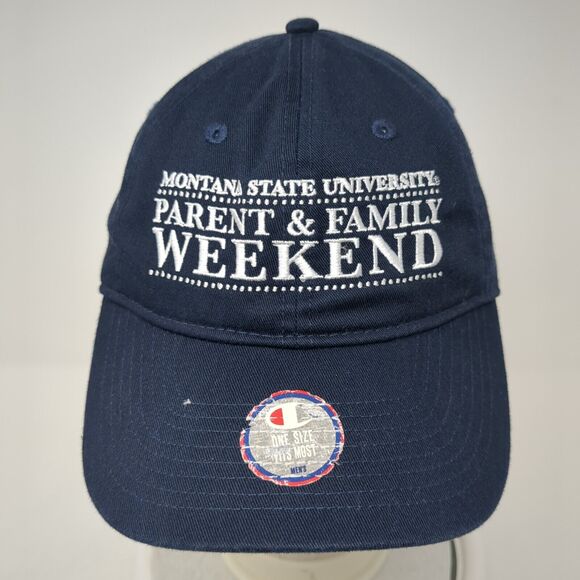 Montana State University Parent & Family Weekend Slideback Hat Blue OS Champion - Picture 2 of 9